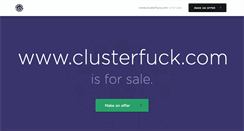 Desktop Screenshot of clusterfuck.com